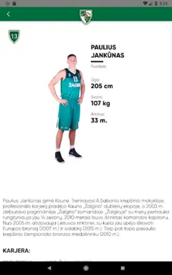 Kauno „Žalgiris“ android App screenshot 0